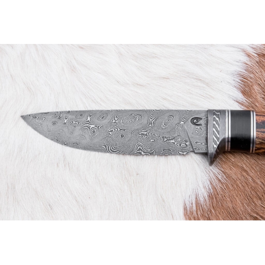 Exclusive μαχαίρι Δαμασκού 12 cm bocote/έβενος