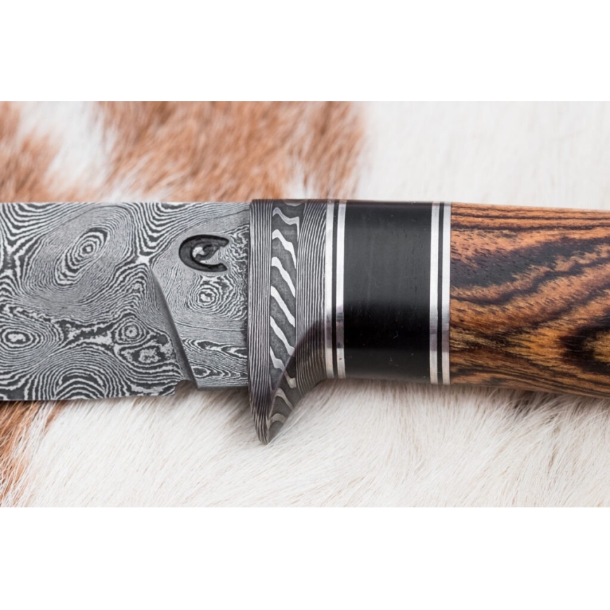 Exclusive μαχαίρι Δαμασκού 12 cm bocote/έβενος