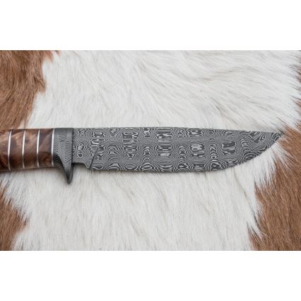 Exclusive μαχαίρι Δαμασκού 14,4 cm καστανιά/δόντι μαμούθ