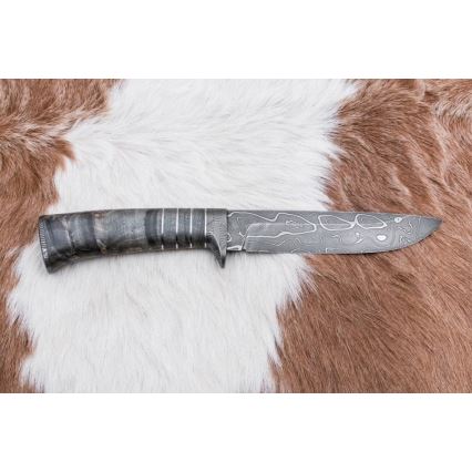 Exclusive μαχαίρι Δαμασκού 14 cm τέφρα