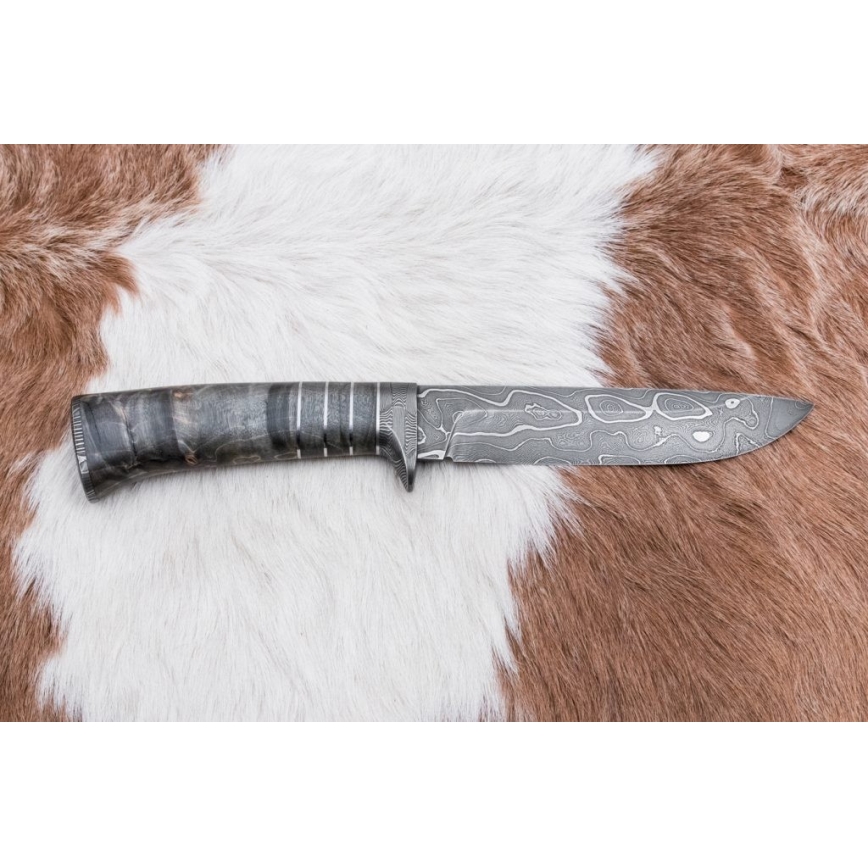 Exclusive μαχαίρι Δαμασκού 14 cm τέφρα