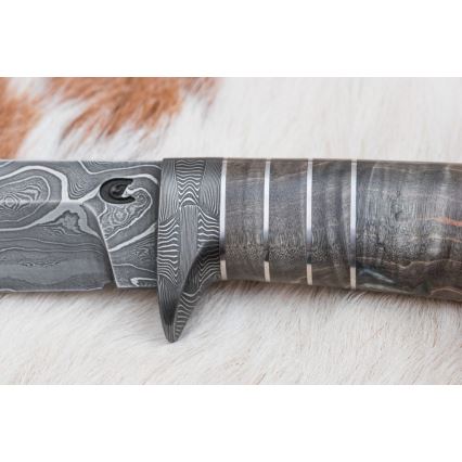 Exclusive μαχαίρι Δαμασκού 14 cm τέφρα