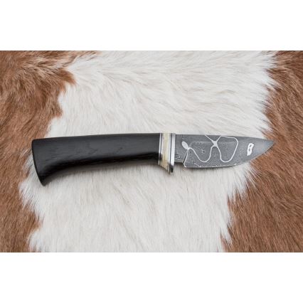 Exclusive μαχαίρι Δαμασκού 8,6 cm δρυς/κόκκαλο καμήλας