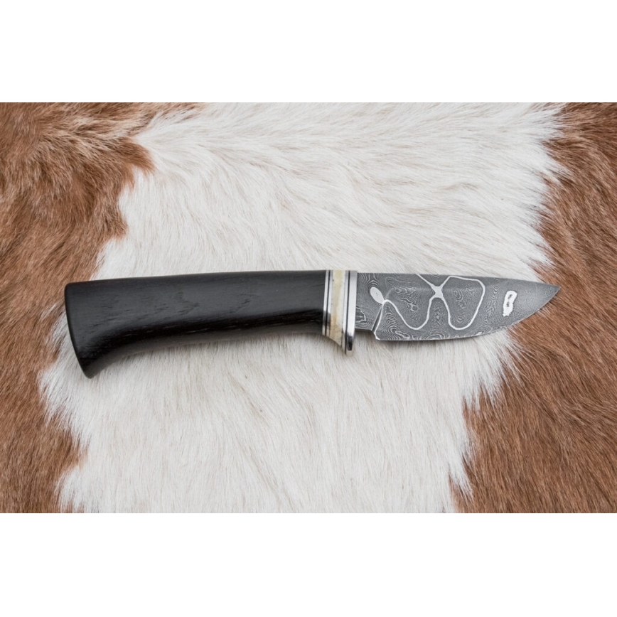 Exclusive μαχαίρι Δαμασκού 8,6 cm δρυς/κόκκαλο καμήλας