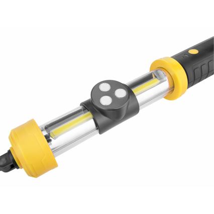 Extol - Φορητός επαναφορτιζόμενος LED φακός LED/2000 mAh/3,6V μαύρο/κίτρινο