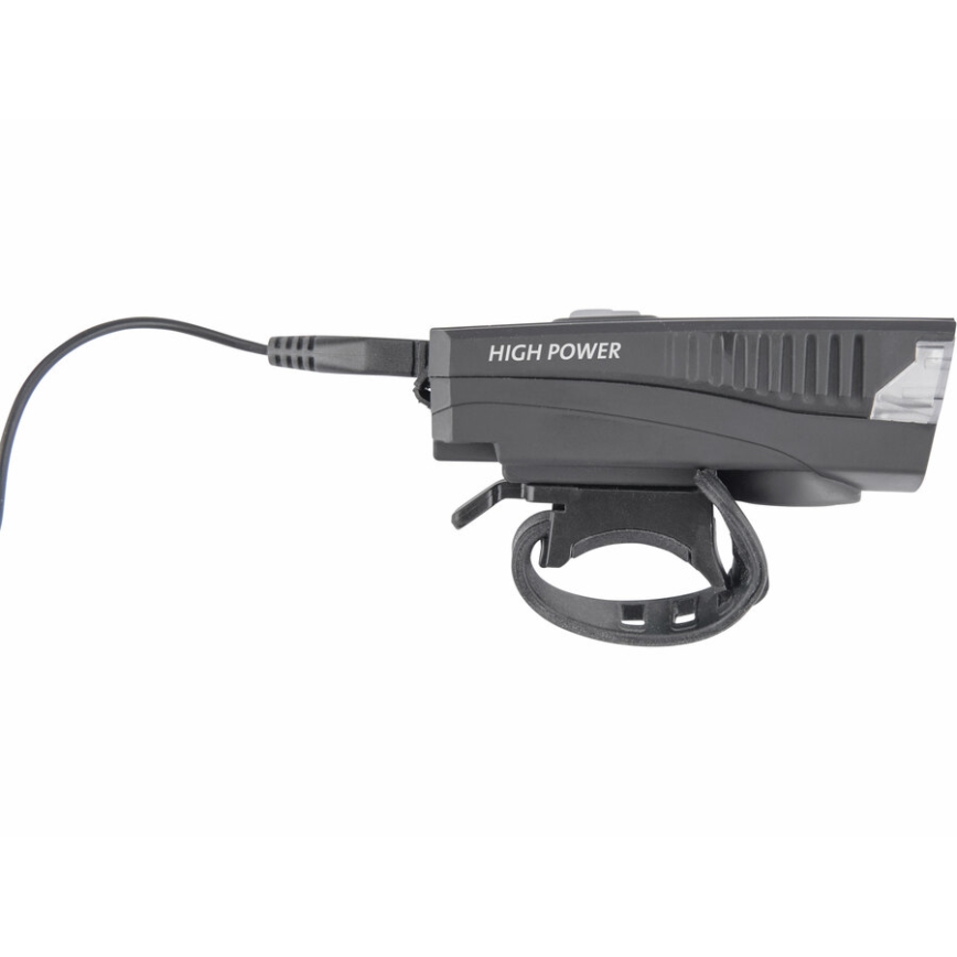 Extol - Επαναφορτιζόμενος φακός LED με κόρνα για ποδήλατο LED/5W/1200 mAh/3,7V IPX4