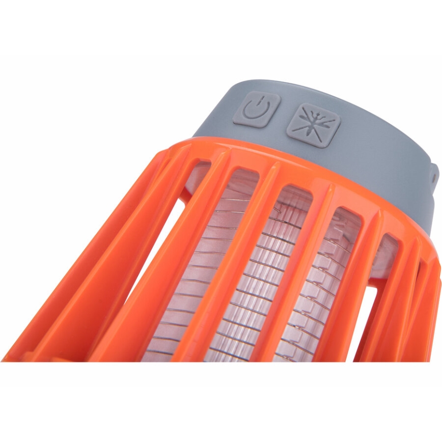 Extol - Φορητός LED Φωτισμός με Εντομοπαγίδα LED/3W/2000 mAh/3,7V IPX6