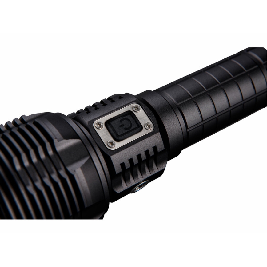 Extol - LED Dimming επαναφορτιζόμενο flashlight με ένα power bank LED/60W/10000 mAh 8000 lm IPX4 μαύρο