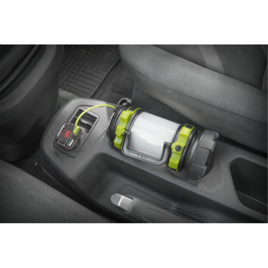 Extol - Ρυθμιζόμενος φακός LED με powerbank LED/2600 mAh/3,7V IPX4