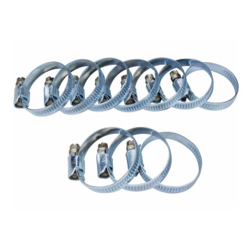 Extol - Σετ 10x Σφιγκτήρες 25-40 mm από ανοξείδωτο ατσάλι