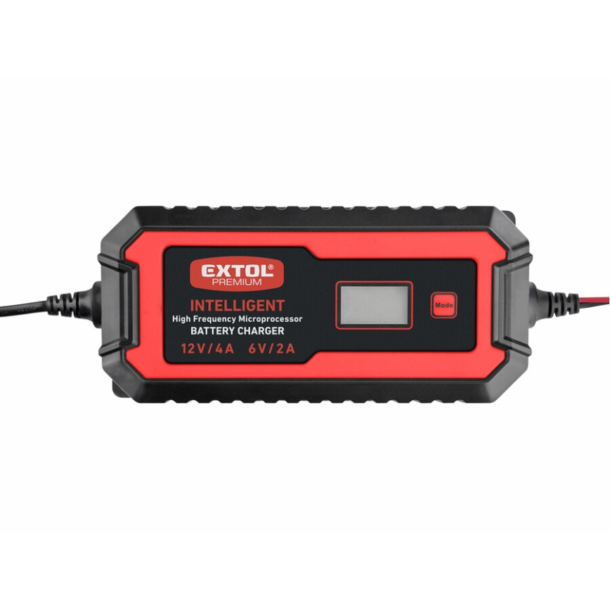 Extol Premium - Φορτιστής μπαταρίας αυτοκινήτου 9-stage 6/12V 4A IP65