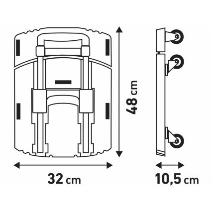Extol Premium - Πτυσσόμενο καρότσι
