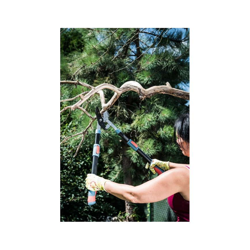 Extol Premium - Τηλεσκοπικό ψαλίδι κλάδου τύπου αμόνι για κλαδιά 670-940 mm