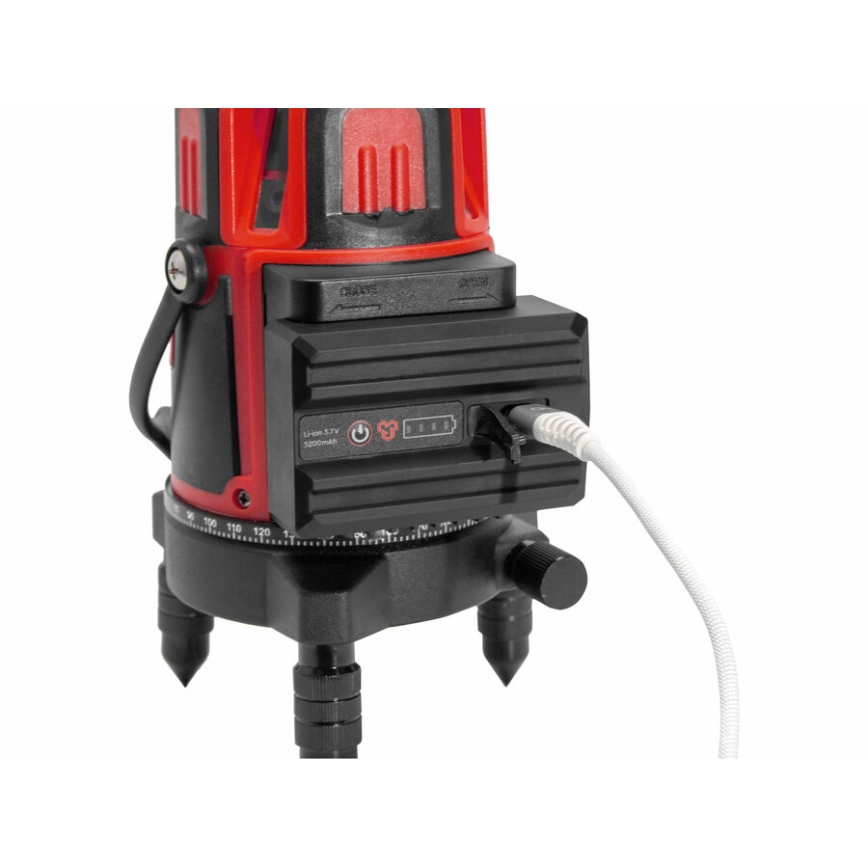 Extol Premium - Γραμμικό σταυρωτό αυτοεπιπεδούμενο λέιζερ 5V/5200 mAh IP54