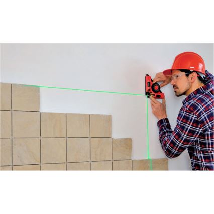 Extol Premium - Γωνιόμετρο λέιζερ 90° με ηλεκτρική βεντούζα 5V/1000 mAh