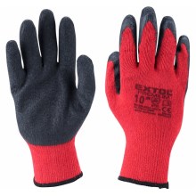 Extol Premium - Γάντια εργασίας μέγεθος 10" κόκκινο/γκρι