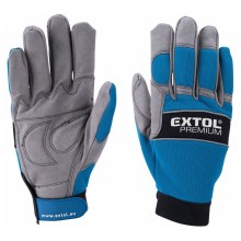 Extol Premium - Γάντια εργασίας μέγεθος 10" μπλε/γκρι