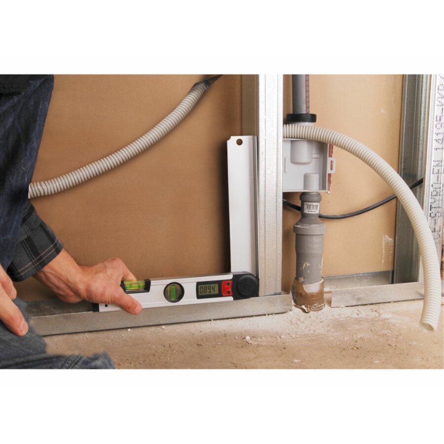 Extol Premium - Οριζόντιο με ψηφιακό γωνιόμετρο 1xCR2032 305 mm