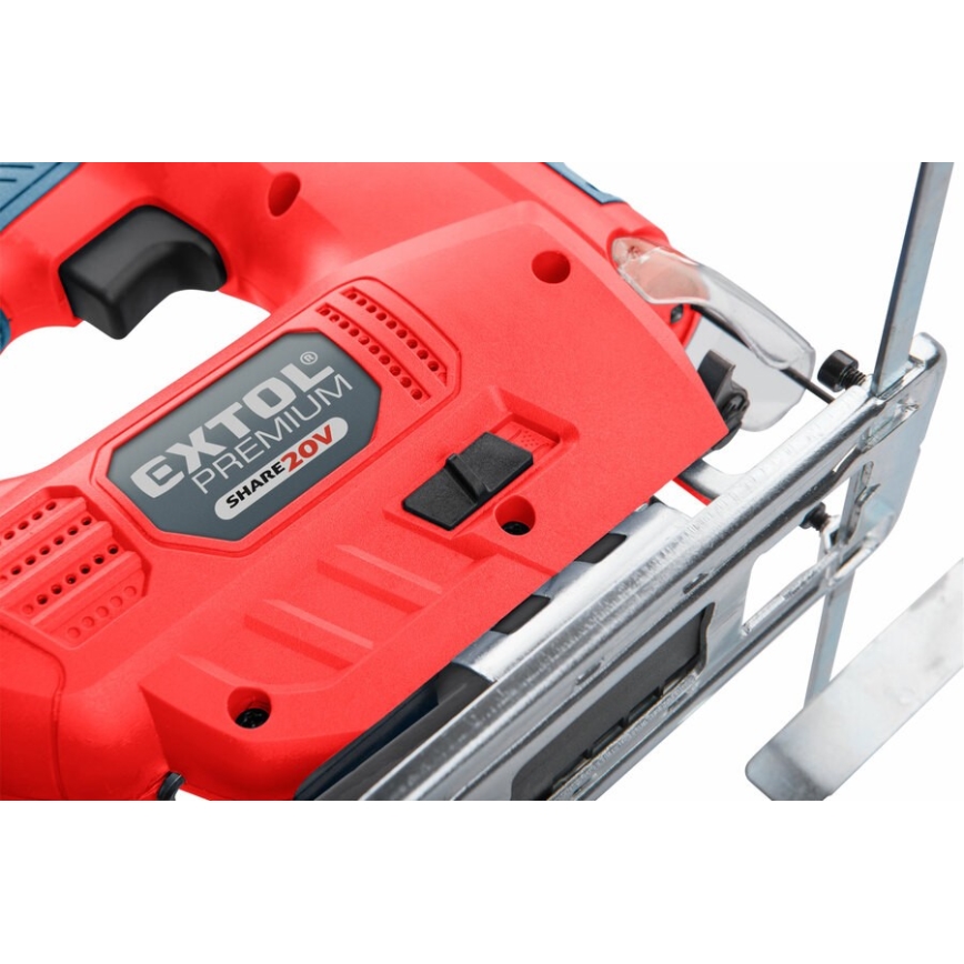 Extol Premium - Σέγα μπαταρίας με φωτισμό LED 2000 mAh 20V