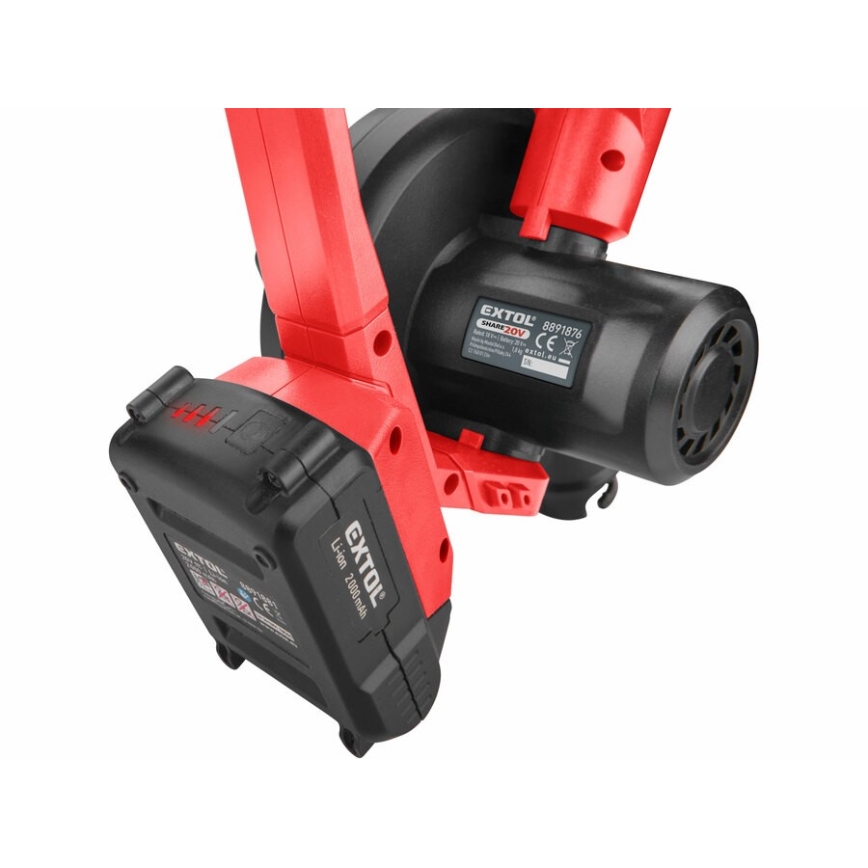 Extol Premium - Επαναφορτιζόμενο φυσητήρας 2 σε 1 2000 mAh 20V