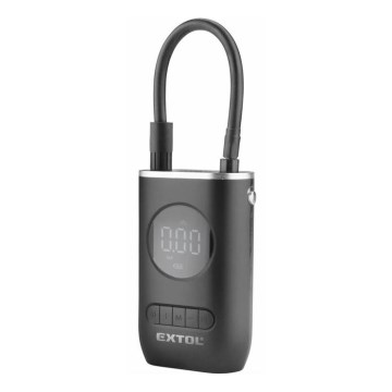 Extol Premium - Ψηφιακό φορητό συμπιεστή 4000 mAh 7,4V μαύρο