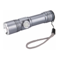 Extol - Επαναφορτιζόμενος φακός LED/2000 mAh/3,7V ματ χρώμιο