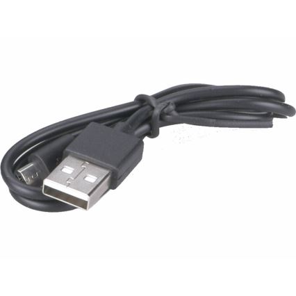 Extol - Επαναφορτιζόμενος φακός κεφαλής με LED, αισθητήρα και κόκκινο LED φως/3W/1200 mAh/3,7V πορτοκαλί/μαύρο