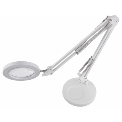 Extol - Επιτραπέζια λάμπα dimming LED με ένα magnifying Γυαλί LED/8W/5V 2900/4500/7500K λευκό