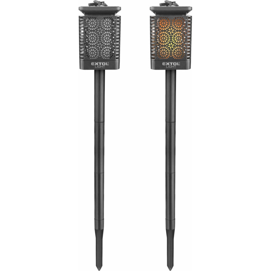 Extol - Ηλιακό φωτιστικό LED 4σε1 LED/600 mAh/1,2V IP44