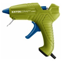Extol - Πιστόλι θερμοκόλλησης 100W/230V πράσινο/μπλε