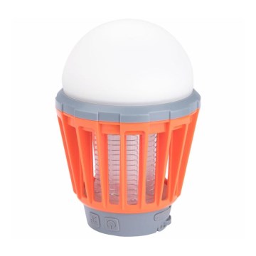 Extol - Φορητός LED Φωτισμός με Εντομοπαγίδα LED/3W/2000 mAh/3,7V IPX6