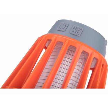 Extol - Φορητός LED Φωτισμός με Εντομοπαγίδα LED/3W/2000 mAh/3,7V IPX6