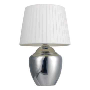 Eπιτραπέζιο φωτιστικό 1xE27/25W/230V γυαλιστερό χρώμιο