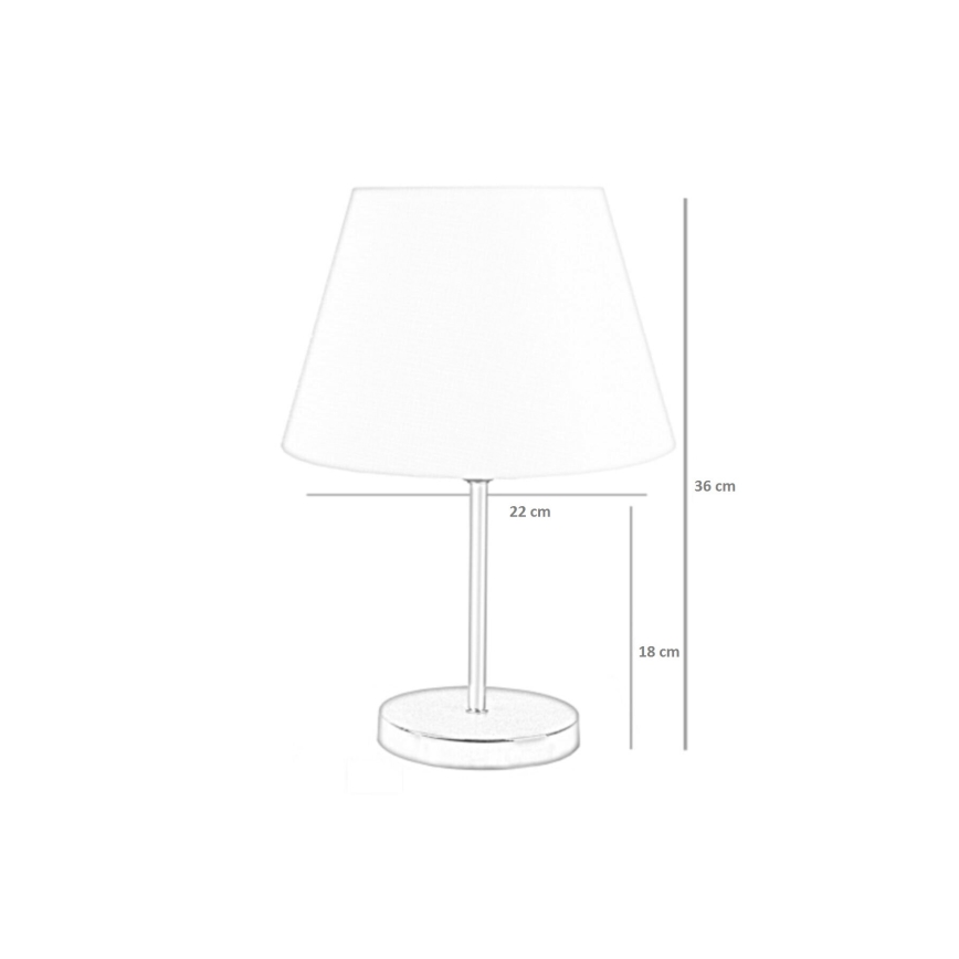 Eπιτραπέζια λάμπα 1xE27/60W/230V μπλε/χαλκός
