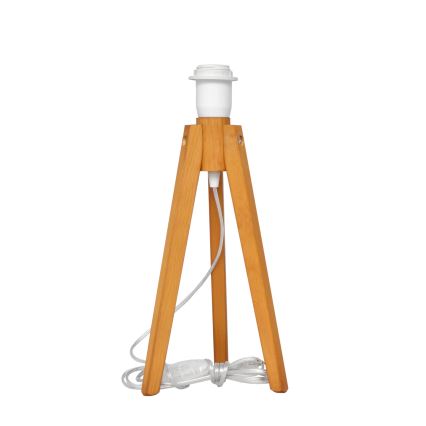 Eπιτραπέζια λάμπα ALBA 1xE27/15W/230V κρεμ/δρυς