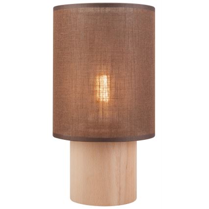 Eπιτραπέζια λάμπα ARI TABLE 1xE27/60W/230V καφέ/οξιά