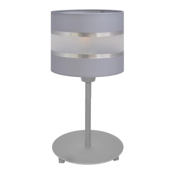 Eπιτραπέζια λάμπα HELEN 1xE27/15W/230V γκρι/ασήμι