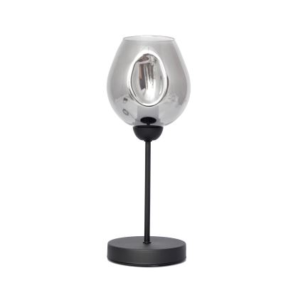 Eπιτραπέζια λάμπα LILI 1xE27/15W/230V μαύρο/γκρι