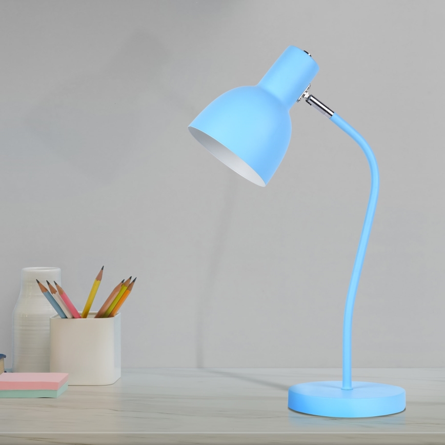 Eπιτραπέζια λάμπα MIMI 1xE27/10W/230V μπλε