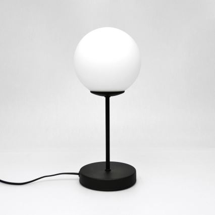 Eπιτραπέζια λάμπα MOON 1xE27/15W/230V μαύρο