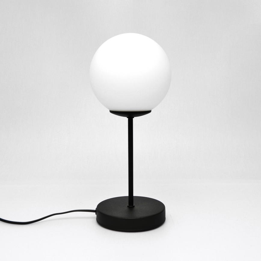 Eπιτραπέζια λάμπα MOON 1xE27/15W/230V μαύρο