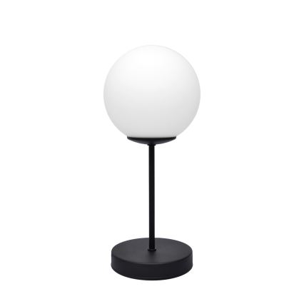 Eπιτραπέζια λάμπα MOON 1xE27/15W/230V μαύρο