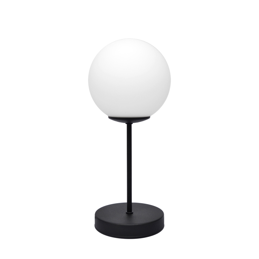 Eπιτραπέζια λάμπα MOON 1xE27/15W/230V μαύρο