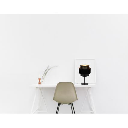 Eπιτραπέζια λάμπα NESS 1xE27/60W/230V μαύρο