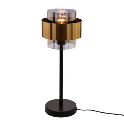 Eπιτραπέζια λάμπα SPIEGA 1xE27/60W/230V χρυσαφί/μαύρο