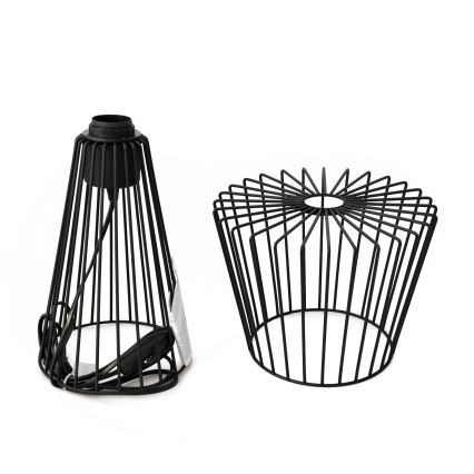 Eπιτραπέζια λάμπα TORRI 1xE27/15W/230V μαύρο