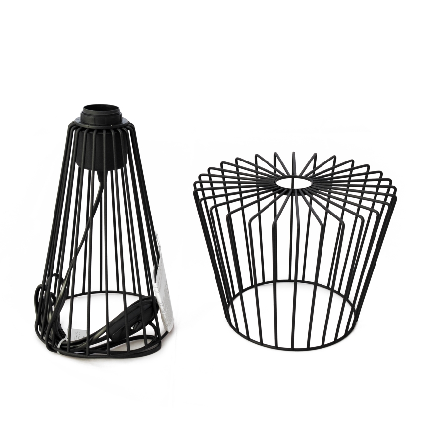 Eπιτραπέζια λάμπα TORRI 1xE27/15W/230V μαύρο