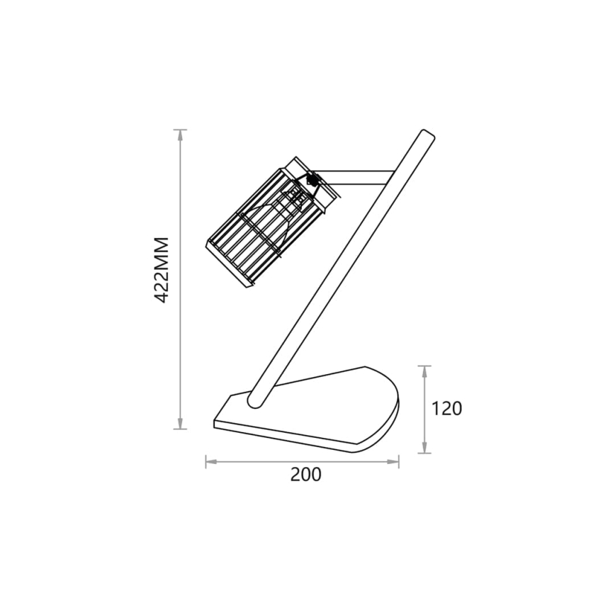 Eπιτραπέζια λάμπα VERTICAL 1xGU10/8W/230V λευκό