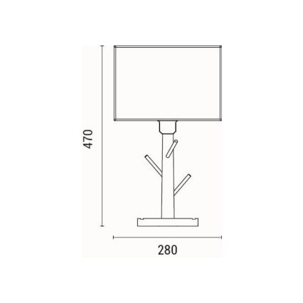 Eπιτραπέζιο φωτιστικό 1xE27/40W/230V
