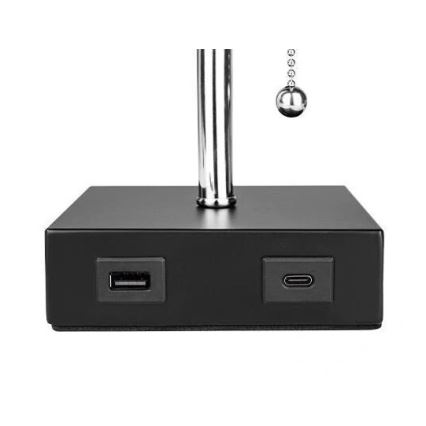 Eπιτραπέζιο φωτιστικό 1xE27/60W/230V with USB charger